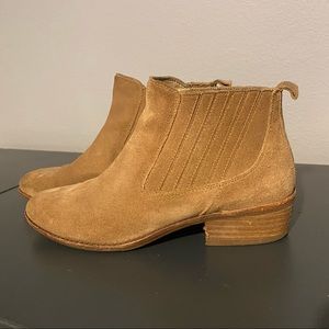 Tan booties